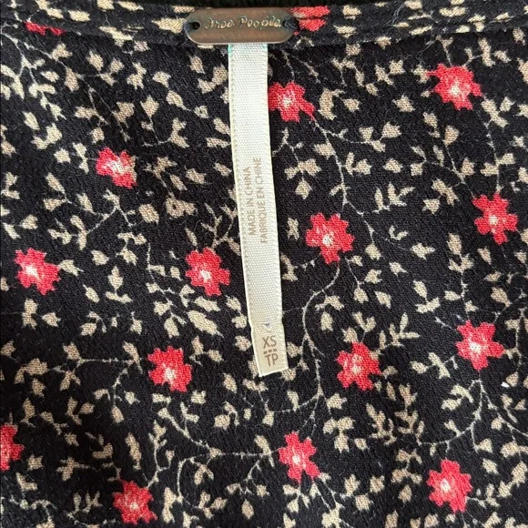 FREE PEOPLE FORTUNA FLORAL MINI DRESS - Picture 8 of 10